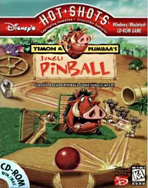 Timon & Pumbaa’s Jungle Pinball DOS front cover