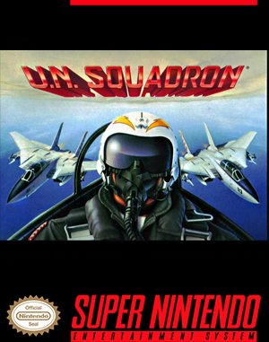 U.N. Squadron DOS front cover