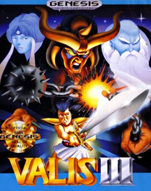 Valis III Sega Genesis front cover