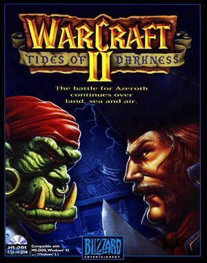 WarCraft II: Tides of Darkness DOS front cover