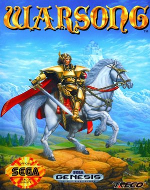 Warsong Sega Genesis front cover