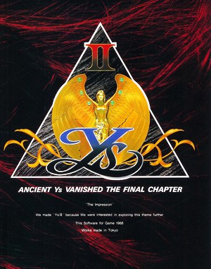 Ys II Special DOS front cover