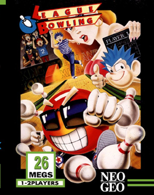 League Bowling Neo Geo front cover